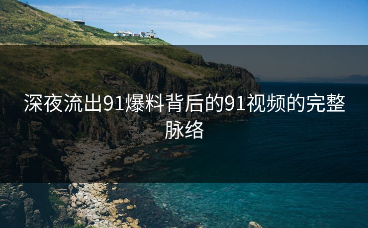 深夜流出91爆料背后的91视频的完整脉络